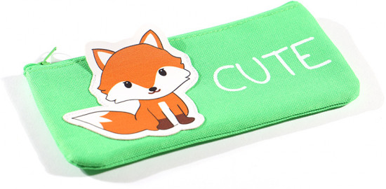 Пенал школьный «Хитрая лисичка»