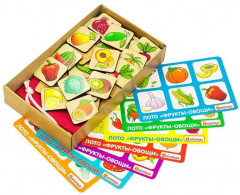 Лото «Фрукты-овощи» - Фото 1