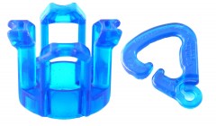 Набор резинок для плетения браслетов, синий - Фото 1