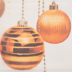 Комплект штор «Новогодние игрушки» - Фото 1