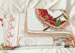 Покрывало—панно стеганое «Tango» (арт. pk476, евро, сатин, размер 220х240, 2 наволочки 50х70) - Фото 2