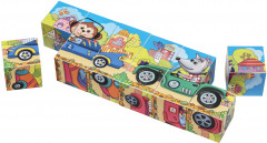 Умные кубики «Мчимся на машинах» - Фото 1