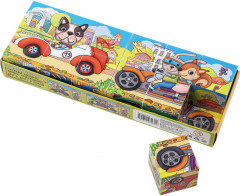 Умные кубики «Мчимся на машинах» - Фото 3