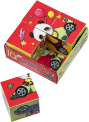 Кубики умные в поддончике «Кто на чем мчится» - Фото 1