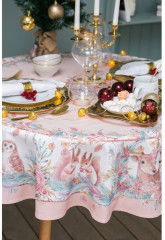 Скатерть круглая «Pink magic» - Фото 1
