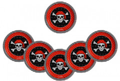 Тарелка бумажная «Пиратская» - Фото 1