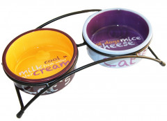 Миски керамические на подставке - Фото 2