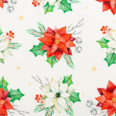 Дорожка на стол «Christmas red flowers» - Фото 2