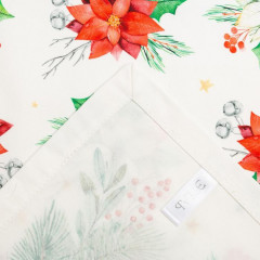 Дорожка на стол «Christmas red flowers» - Фото 3