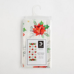 Дорожка на стол «Christmas red flowers» - Фото 4