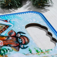 Доска разделочная «Год Быка. Богатства!» - Фото 1