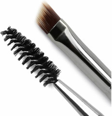Кисть косметическая для бровей двусторонняя №8 - Фото 1