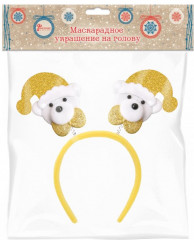Ободок карнавальный «Мишки» - Фото 1