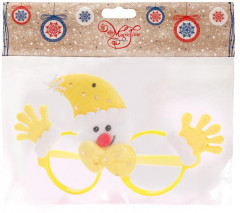 Очки новогодние «Желтый Снеговик» - Фото 1