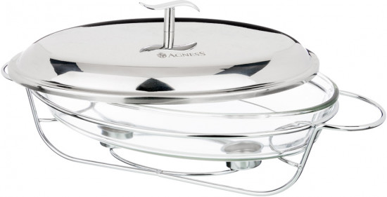 Мармит с крышкой на подставке