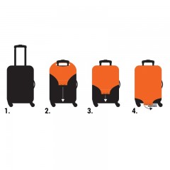 Чехол для чемодана средний «London» - Фото 2