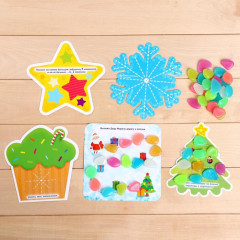 Мозаика новогодняя со светящимися камушками - Фото 2