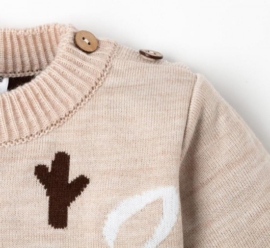 Комплект вязаный для новорожденных