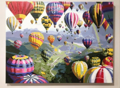Картина по номерам «Летящие шары» - Фото 1