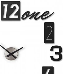 Часы настенные «Numbra», черные - Фото 1