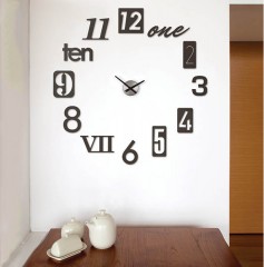 Часы настенные «Numbra», черные - Фото 2