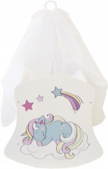 Кроватка-люлька для кукол с балдахином «Крошка Соня» - Фото 1