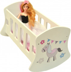 Кроватка-люлька для кукол «Крошка Ли» - Фото 3