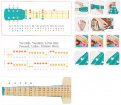 Игрушка музыкальная «Гитара цветы» - Фото 1