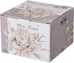 Ваза на ножке «Белый цветок» - Фото 1