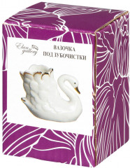 Вазочка под зубочистки «Лебедь» - Фото 2