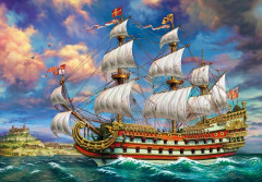 Пазл 2в1 «Величественные корабли» - Фото 1