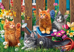 Пазл 2в1 «В мире кошек» - Фото 1