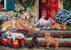 Пазл 2в1 «Веселые собачки» - Фото 1