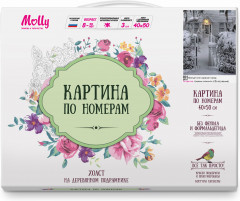 Картина по номерам «Белый снег украсил город» - Фото 1