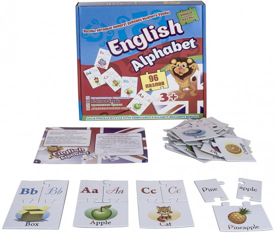 Пазл обучающий «English alfabet»