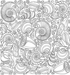 Антистресс-раскраска «Черепаха и море безмятежности» - Фото 4