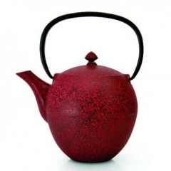 Чугунный чайник «Studio» (1 л), красный - Фото 1