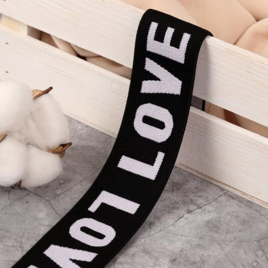 Резинка тканая «Love»