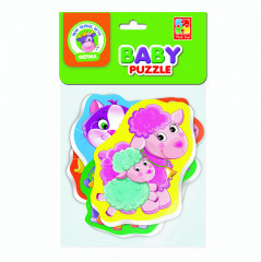 Пазлы мягкие «Мама и малыш» - Фото 2