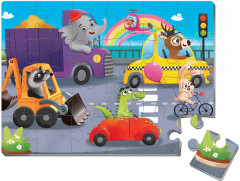 Пазл мягкий «Транспорт» - Фото 1