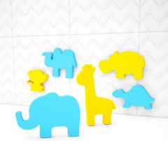 Набор игрушек для купания «Зоопарк» - Фото 1