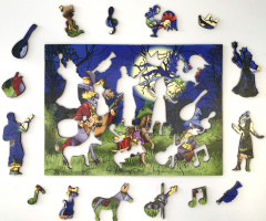 Пазл деревянный «Бременские музыканты» - Фото 2