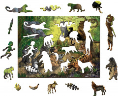 Пазл деревянный «Маугли» - Фото 2