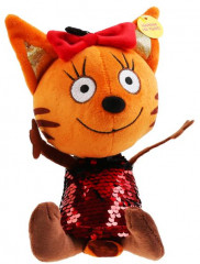 Игрушка мягкая «Карамелька в платье из пайеток» - Фото 1