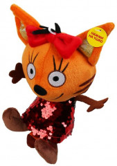 Игрушка мягкая «Карамелька в платье из пайеток» - Фото 4