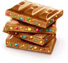 Шоколад молочный с взрывной карамелью - Фото 1