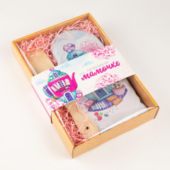 Набор кухонный «Любимой мамочке»: варежка-прихватка, лопатка - Фото 5