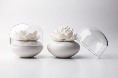 Контейнер для хранения ватных палочек «Lotus», белый - Фото 2