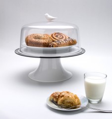 Тортовница на ножке «Sparrow», белая - Фото 4