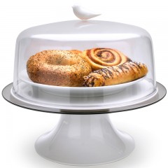 Тортовница на ножке «Sparrow», белая - Фото 5